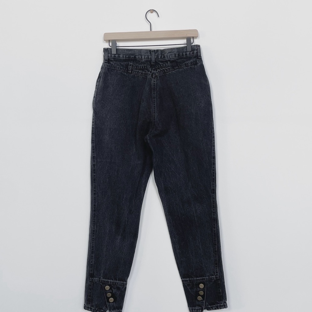 Vintage Chic Button Cuff Denim - image 5
